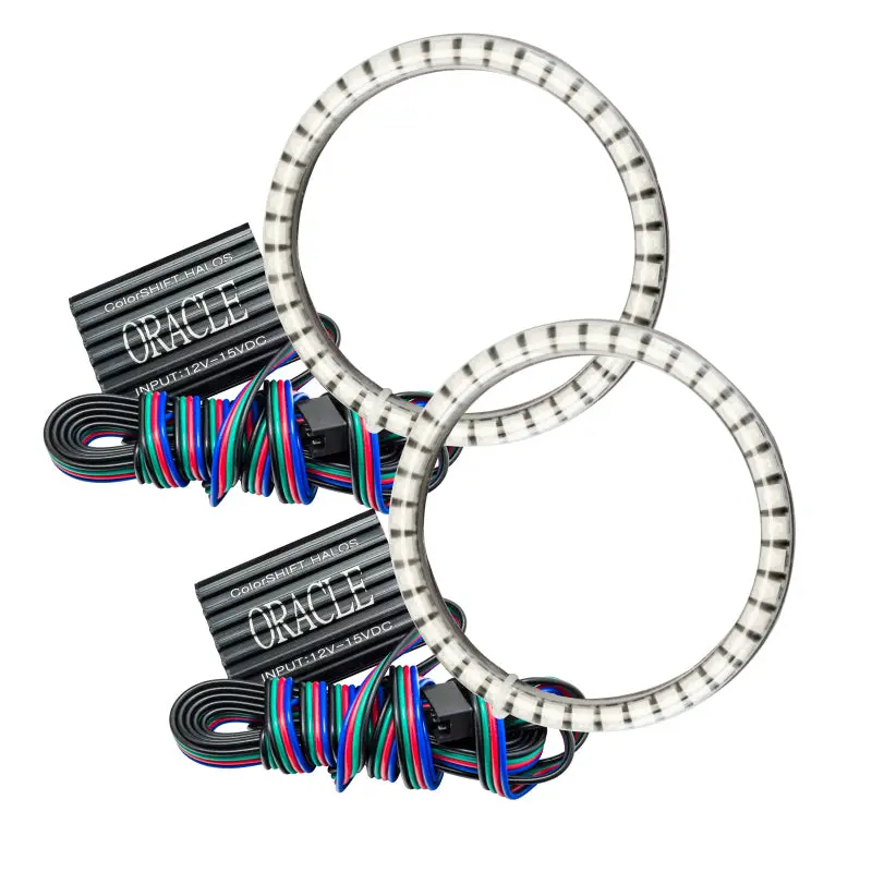 Oracle Colorshift Led Halo Fog Light Kit For Jeep Wrangler Jl & Gladiator Jt – Surface Mount 1