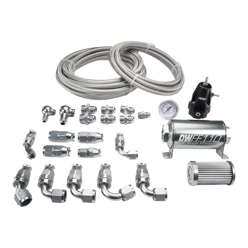 Deatschwerks X2 Series Fuel Pump Hanger Kit With Ptfe Lines For Honda Civic (1992–2000) 1