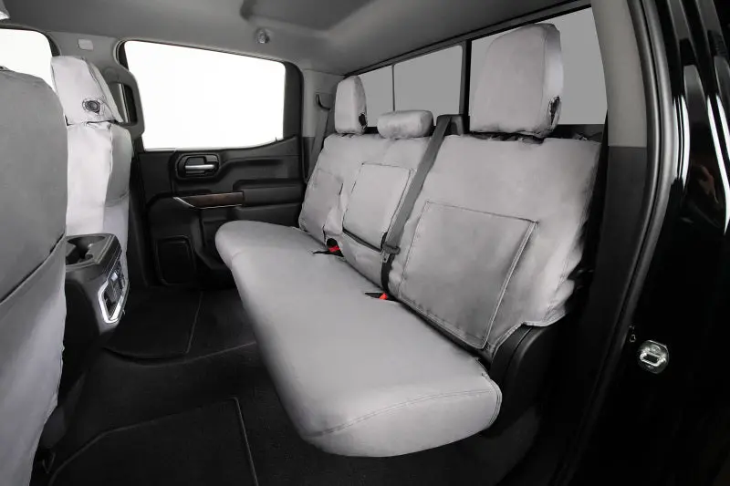 Covercraft 05 Nissan Titan Polycotton Seatsaver Custom Front Row Seat Covers - Grey 1
