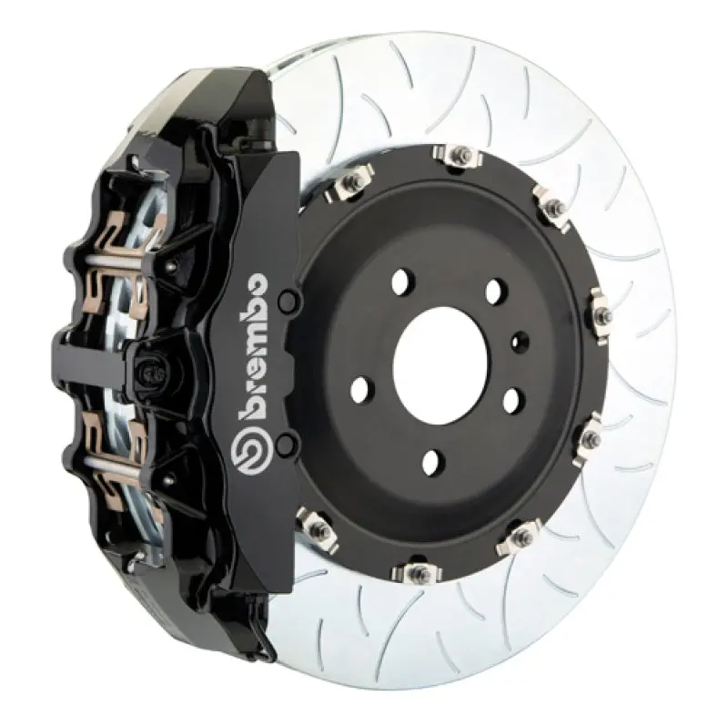 Brembo 96-05 550/575 (Excl. Gtc) Front Gt Bbk 6 Piston Cast 380X34 2Pc Rotor Slotted Type-3-Black 1