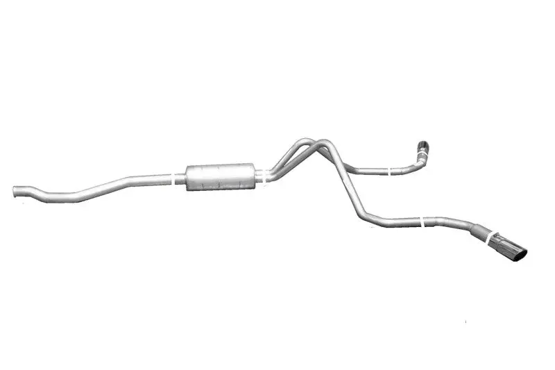 Gibson Aluminized Cat-Back Dual Exhaust System For 2001–2005 Ford Ranger Xl (2.3L, 1.75" Diameter) 1