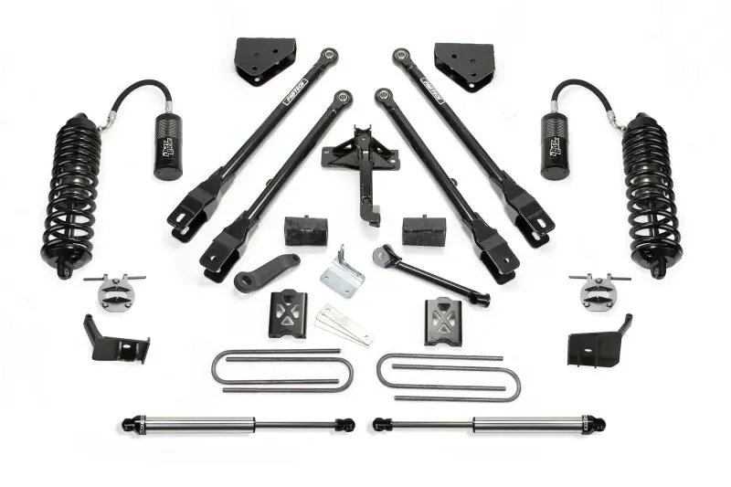 Fabtech 6-Inch 4-Link Lift System With Fox 2.2 Shocks For 2011–2016 Ford F-350 4Wd 1
