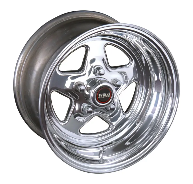 Weld Prostar 15X10-Inch Polished Aluminum Wheel – 5X4.5 Bolt Pattern, 7.5-Inch Backspace 1