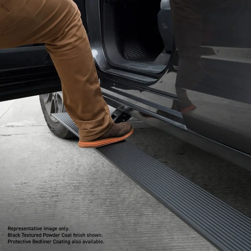 Go Rhino E-Board E1 Electric Running Boards For 2021–2023 Ford Bronco 4-Door – No-Drill Installation, Texas Black 1