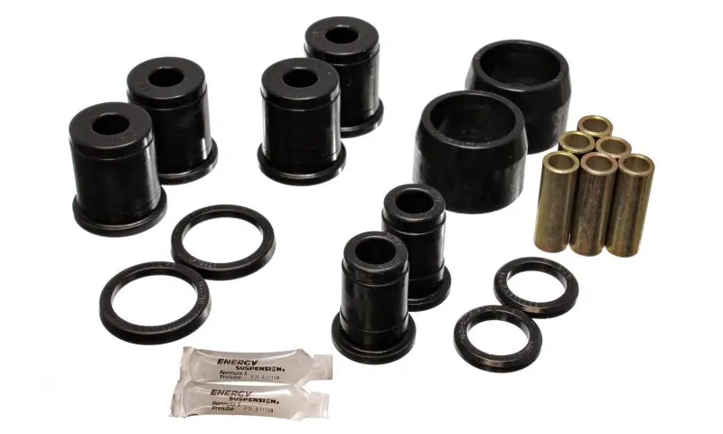 Energy Suspension Rear Control Arm Bushing Kit With Thrust Washers – Black 1