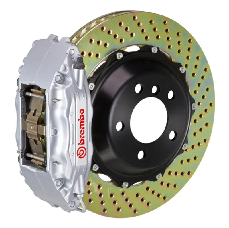Brembo Gt Big Brake Kit – Front, 4-Piston Calipers With Drilled 332X32Mm Two-Piece Rotors For 2002–2007 Subaru Impreza Wrx (Gd/Gg) 1