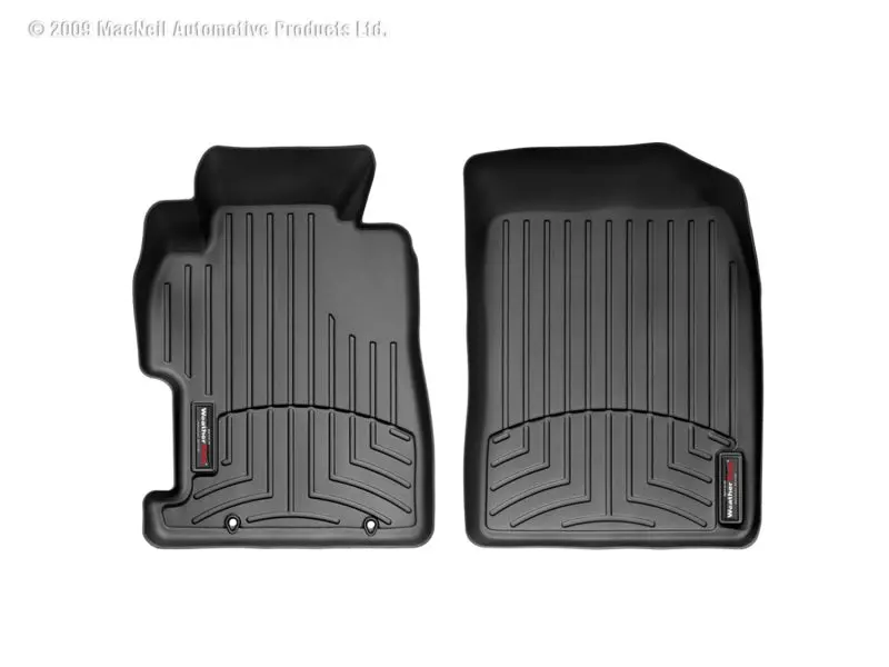 Weathertech Front Floor Liners For 2006–2011 Honda Civic – Black Heavy-Duty Trim 1
