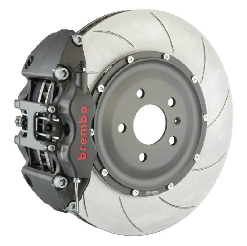 Brembo Pista Big Brake Kit For 2007–2014 Ford Mustang Gt500 – Front, 4-Piston Billet Calipers, Two-Piece 380X34Mm Rotors, Clear-Coated Finish 1