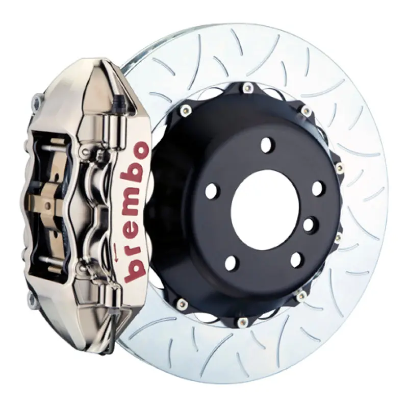 Brembo Rear Big Brake Kit For 2012–2016 Porsche 991.1 Gt3 / Gtr – 4-Piston Billet Calipers, 380×28Mm Two-Piece Slotted Rotors (Type 3 Nickel Finish) 1