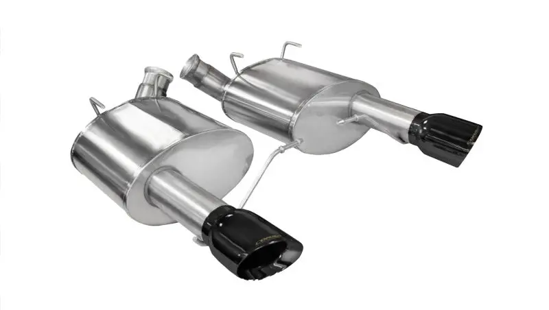 Corsa Black Xtreme Axle-Back Exhaust For 2011–2014 Ford Mustang Gt & Boss 302 (5.0L V8) 1