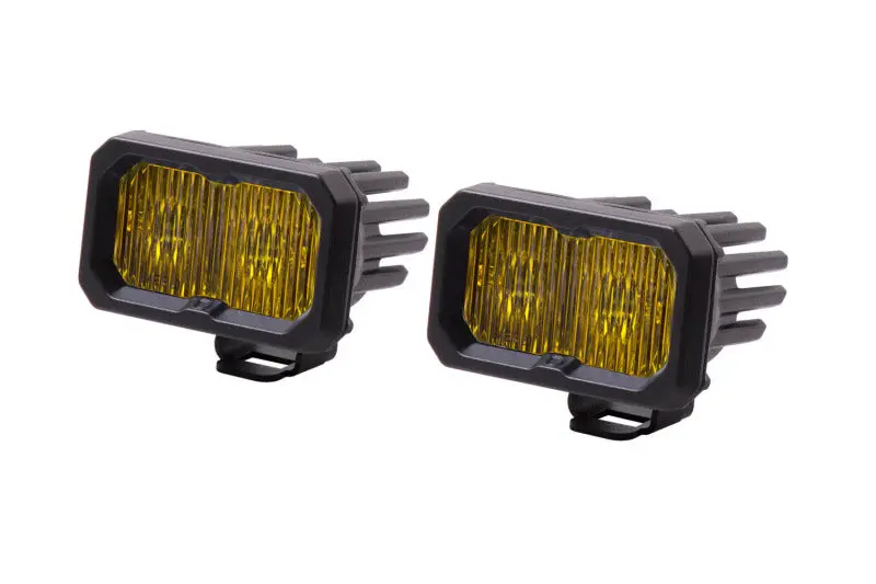 Diode Dynamics Stage Series 2 In Led Pod Pro - Yellow Fog Standard Abl (Pair) 1