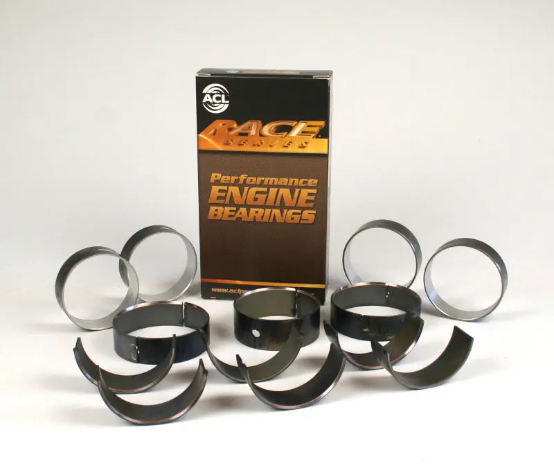 Acl High-Performance Main Bearing Set For Toyota 1Rz, 2Rz, 2Tz, And 3Rz Inline-4 Engines With Increased Oil Clearance 1