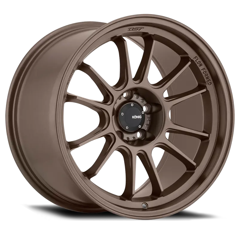 Konig Hypergram Forged Alloy Wheel — 18X8.5", 5X100, Et38, Race Bronze Finish 1