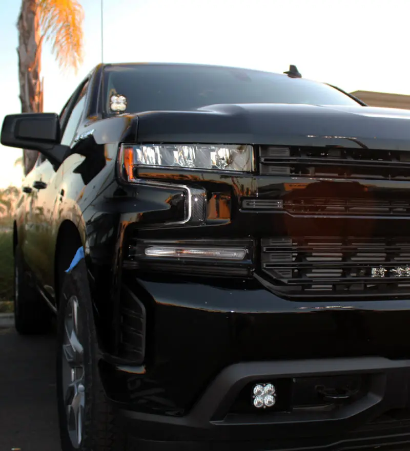 Baja Designs Fog Pocket Kit – Sae-Compliant Led Fog Light Housing For 2019+ Chevrolet Silverado 1500/2500/2500 Hd 1