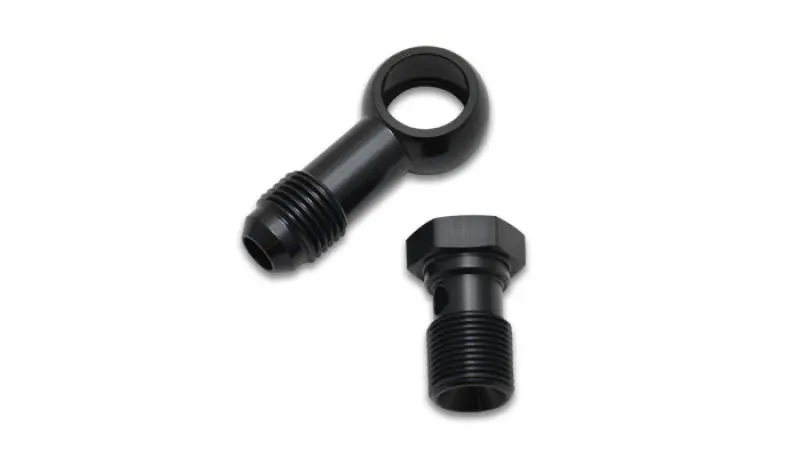 Vibrant -8An Aluminum Male Banjo Adapter – 3/8-24 Thread, Single Banjo Fitting 1