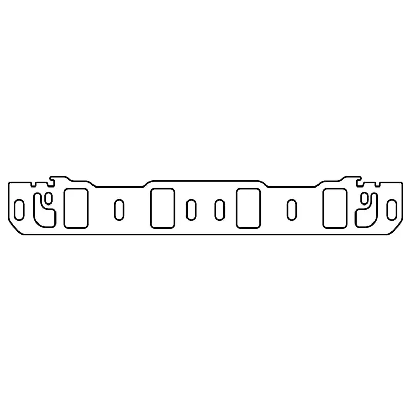 Cometic Fiber Intake Manifold Gasket Set For Ford Windsor Engines (.060" Thickness, Rectangle Port: 1.200" X 2.000") 1