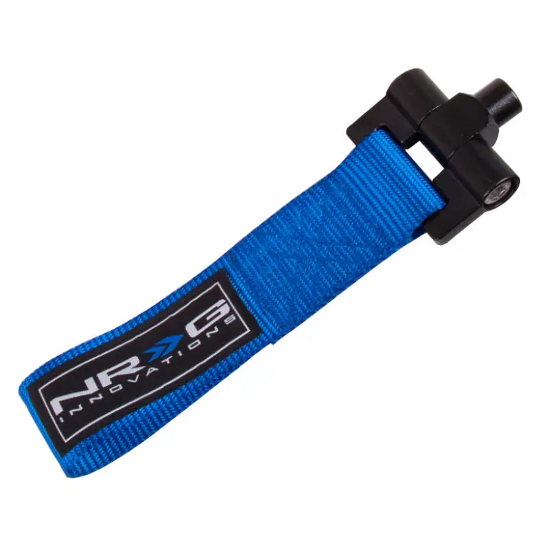 Nrg Bolt-In Tow Strap Blue- Bmw E30 (5000Lb. Limit) 1